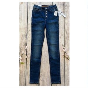 E1-- NWT blue JOES JEANS Charlie high rise super skinny stretch denim jeans 14